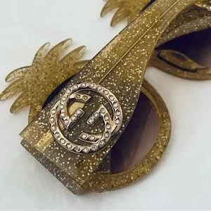 Gucci 53MM Embellished Pineapple Round Sunglasses Gucci | Accessories | Gucci 53mm Embellished Pineapple Round  main image 3